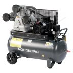  Компрессор поршневой с ременной передачей 380В, ресив. 100л, 950л/мин NCP100/950 мни (5)