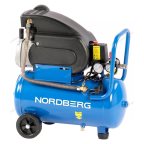  Компрессор поршневой 220В, ресив. 24л, 240л/мин NORDBERG NCE25/240 мни (2)