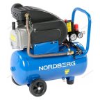  Компрессор поршневой 220В, ресив. 24л, 240л/мин NORDBERG NCE25/240 мни (3)