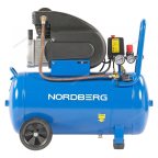  Компрессор поршневой 220В, ресив. 50л, 240л/мин NORDBERG NCE50/240 мни (1)
