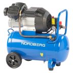  Компрессор поршневой V-образный 220В, ресив. 50л, 360л/мин NORDBERG NCE50/360V мни (1)