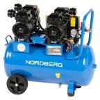  Компрессор безмасляный 220В, ресив. 50л, 440л/мин NORDBERG NCEO50/440 мни (2)