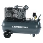  Компрессор поршневой с ременной передачей 220В, ресив. 100л, 420л/мин NORDBERG NCP100/420A мни (2)