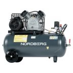  Компрессор поршневой с ременной передачей 380В, ресив. 100л, 500л/мин NORDBERG NCP100/500 мни (0)