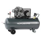  Компрессор поршневой с ременной передачей 380В, ресив. 200л, 580л/мин NORDBERG NCP200/580 мни (1)