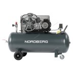  Компрессор поршневой с ременной передачей 380В, ресив. 200л, 580л/мин NORDBERG NCP200/580 мни (2)