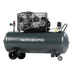  Компрессор поршневой с ременной передачей 380В, ресив. 200л, 580л/мин NORDBERG NCP200/580 мни (0)