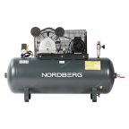  Компрессор поршневой с ременной передачей 380В, ресив. 270л, 690л/мин NORDBERG NCP300/690 мни (1)