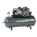  Компрессор поршневой с ременной передачей 380В, ресив. 270л, 690л/мин NORDBERG NCP300/690 мни (2)