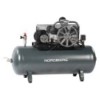  Компрессор поршневой с ременной передачей 380В, ресив. 270л, 950л/мин NORDBERG NCP300/950 мни (1)