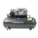  Компрессор поршневой с ременной передачей 380В, ресив. 500л, 1000л/мин NORDBERG NCP500/1000-16 мни (0)