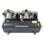  Компрессор поршневой с ременной передачей 380В, ресив. 500л, 1900л/мин NORDBERG NCP500/1900 мни (2)