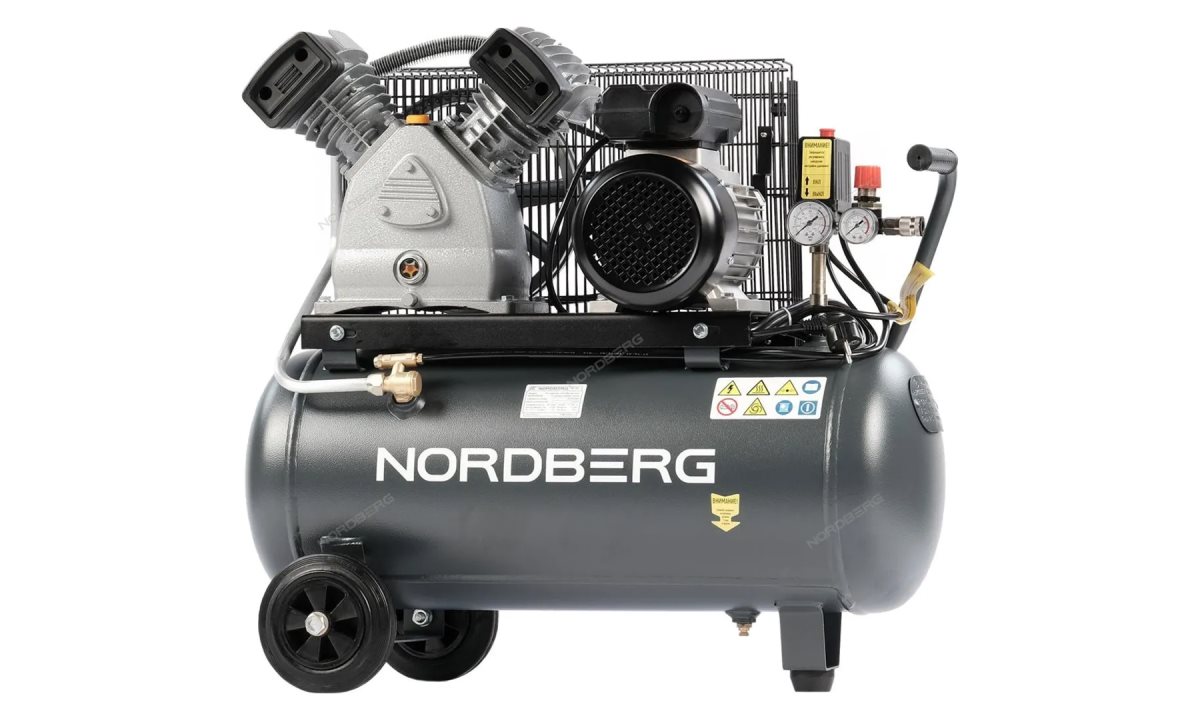  Компрессор поршневой с ременной передачей 220В, ресив. 50л, 420л/мин NORDBERG NCP50/420A NORDBERG NCP50/420A (0)