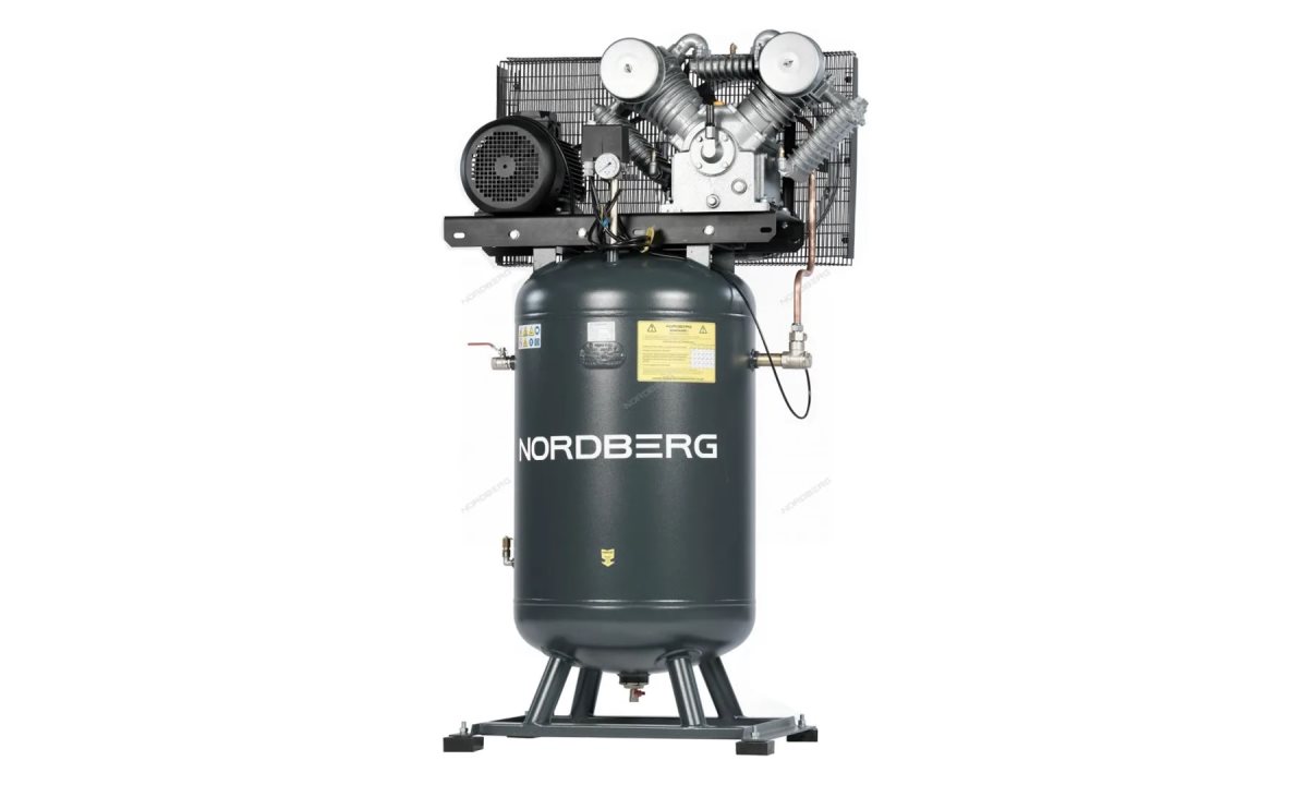  Компрессор вертикальный поршневой с ременной передачей 380В, ресив. 270л, 1400л/мин NORDBERG NCPV300/1400 (0)