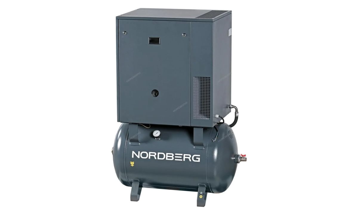  Компрессор винтовой, 7,5кВт, 10Бар, 1000л/мин, ресивер 270л NORDBERG NCS270/1000-10 (0)