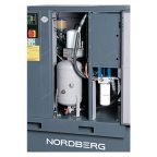  Компрессор винтовой, 15кВт, 10Бар, 2100л/мин, ресивер 500л, осушитель NORDBERG NCS500/2100-10D мни (3)