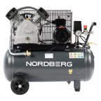 Компрессор поршневой с ременной передачей 380В, ресив. 50л, 420л/мин NORDBERG NORDBERG NCP50/420 мни (2)