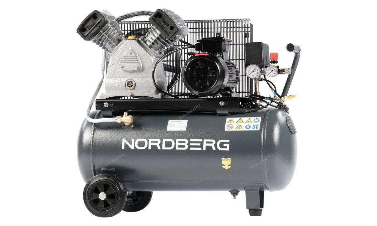  Компрессор поршневой с ременной передачей 380В, ресив. 50л, 420л/мин NORDBERG NORDBERG NCP50/420 (0)