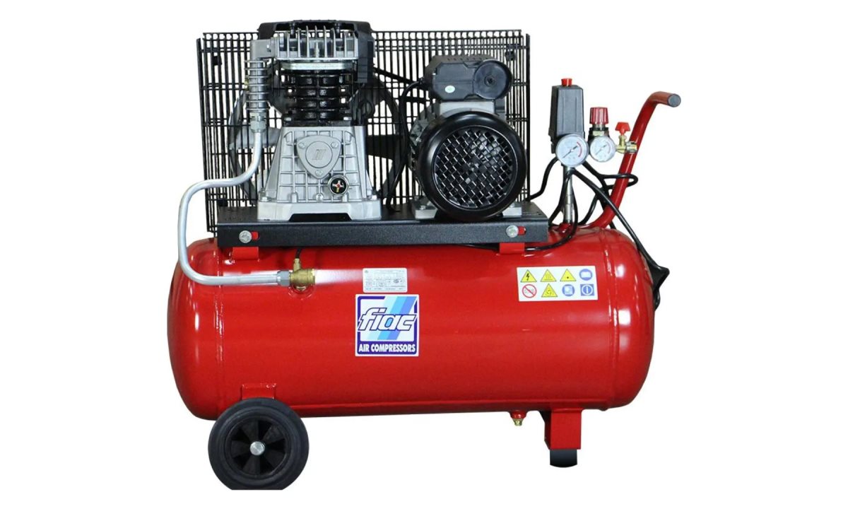  Компрессор поршневой с ременным бензиновым приводом Fiac АВ 100-858-SPE390E - 1 (0)