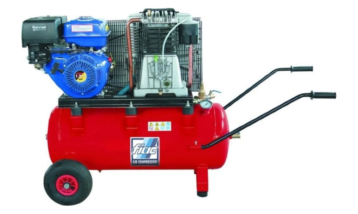  Компрессор поршневой с ременным бензиновым приводом Fiac АВ 100-998-SPE390E - 1 (0)