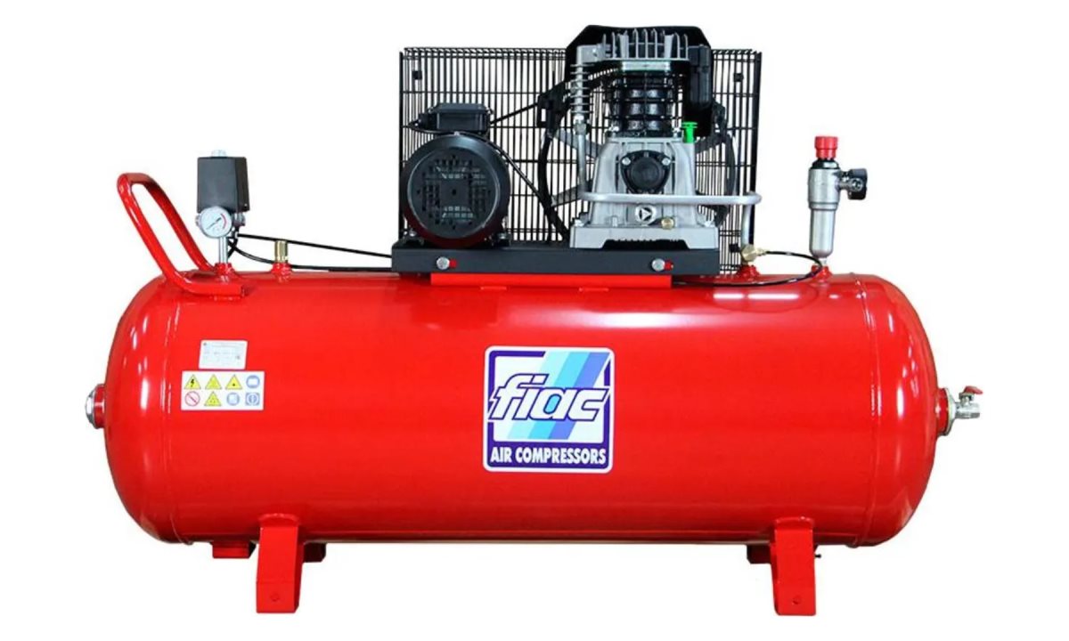  Компрессор поршневой с ременным бензиновым приводом Fiac АВ 100-998-SPE390R - 6 (0)