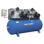  Компрессор поршневой с ременным приводом Remeza СБ4/Ф-500.LВ75Т ТАНДЕМ (5.5кВт + 5.5кВт) мни (1)