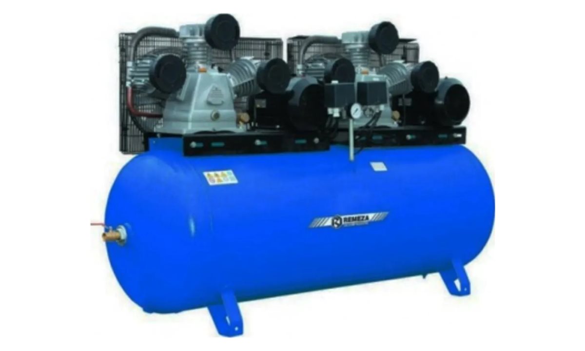  Компрессор поршневой с ременным приводом Remeza СБ4/Ф-500.LВ75ТБ ТАНДЕМ (5.5кВт + 5.5кВт) (1)