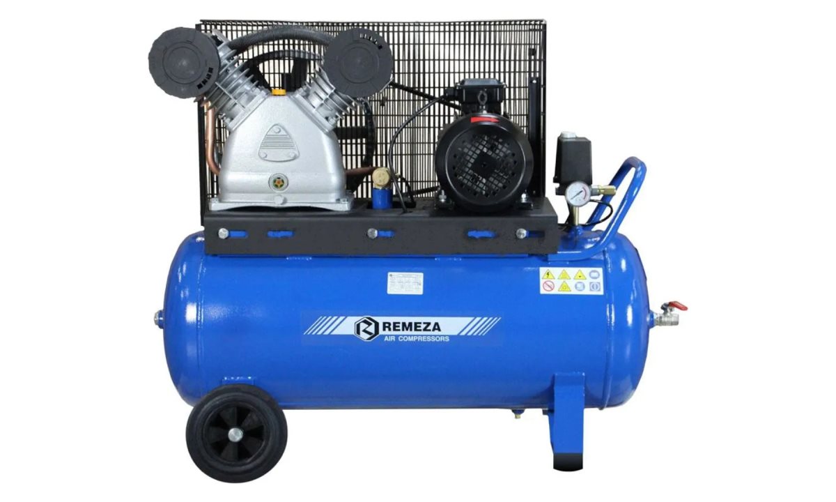  Компрессор поршневой с ременным приводом Remeza СБ4/С-100 LB50 (1)