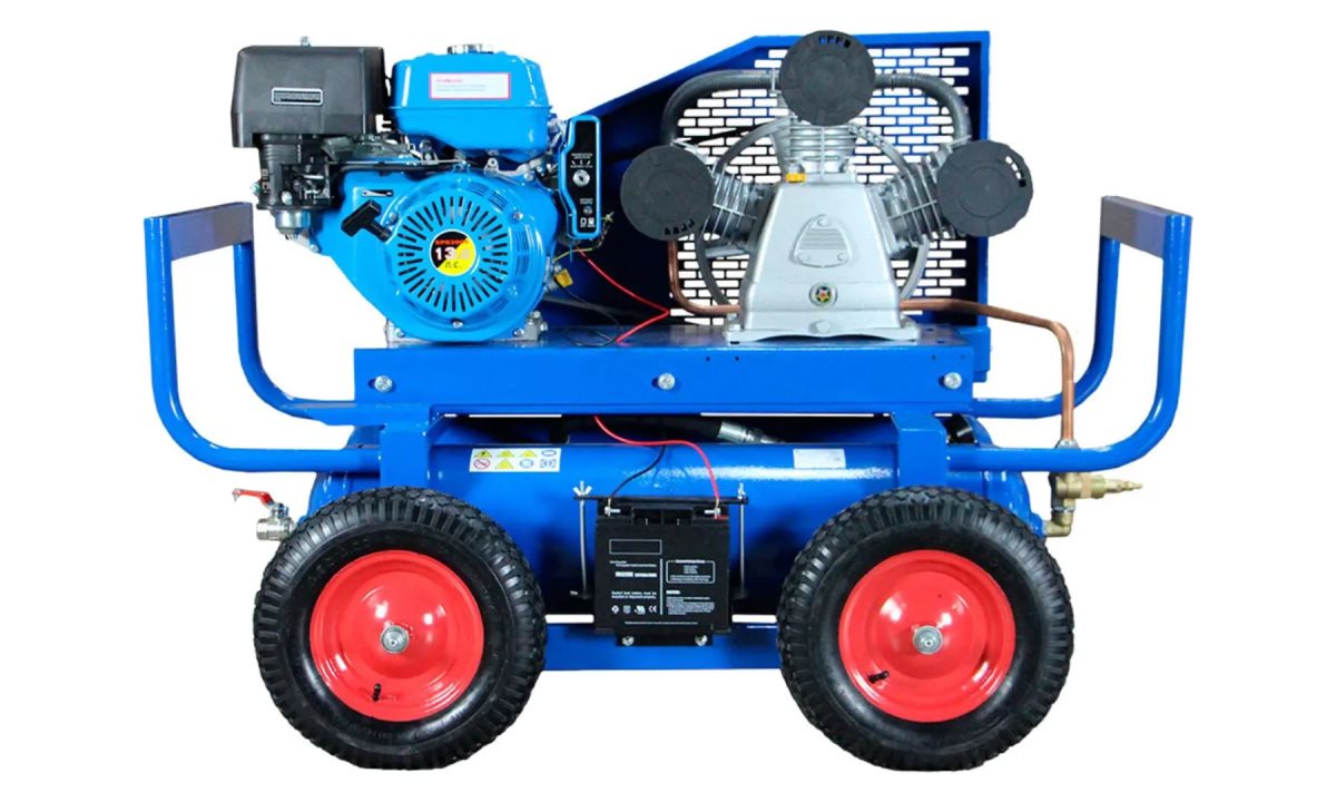  Передвижной компрессор с бензиновым приводом Remeza СБ4/С-90.LB75.SPE390E (0)