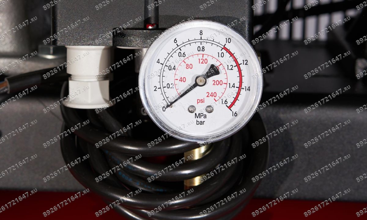  Компрессор ROSSVIK СБ4/Ф-270.LB75В, 950 л/мин, 10 бар, вертикальный 270 л, 380 В/5,5 кВт, красный (1)