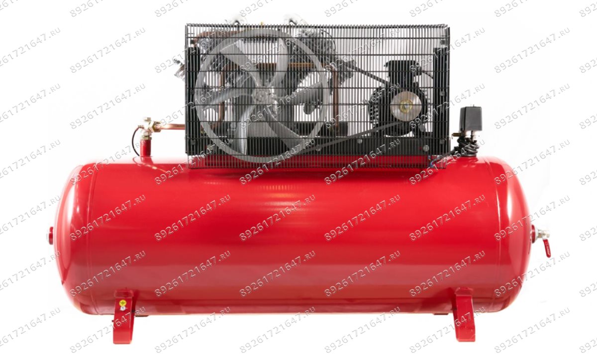  Компрессор ROSSVIK СБ4/Ф-500.LТ100/16-7,5, 1000 л/мин, 16 бар, ресивер 500 л, 380 В/7,5 кВт, красный (1)