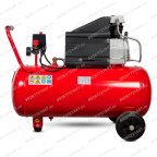  Компрессор ROSSVIK СБ4/С-50.J1048В, 260 л/мин, 8 бар, ресивер 50 л, 220 В/1,8 кВт, красный мни (1)