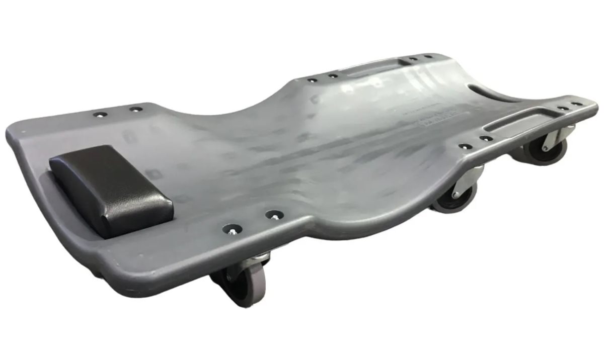  KraftWell KRWTR-P Лежак подкатной пластиковый с мягким подголовником (0)