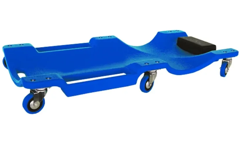 Тележка для работы под автомобилем на 6 колесах фото