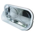  KA-5224-Т Лоток прямоугольный магнитный, 240-143 мм. с пластиковой накладкой мни (0)