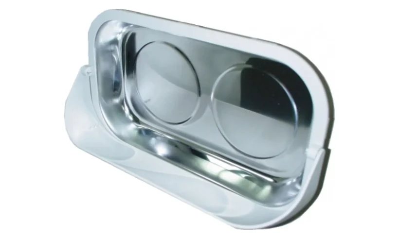 KA-5224-Т Лоток прямоугольный магнитный, 240-143 мм. с пластиковой накладкой фото