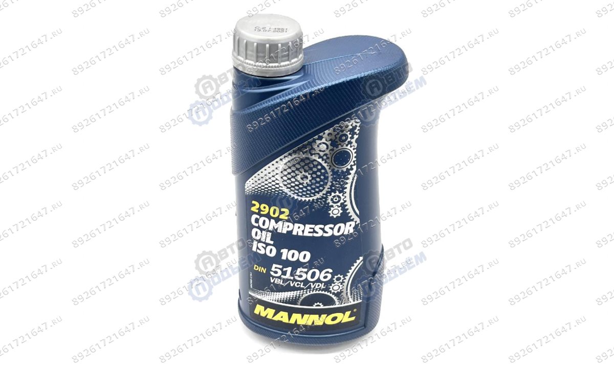  Масло для поршневых компрессоров MANNOL Compressor -100-1л (1)