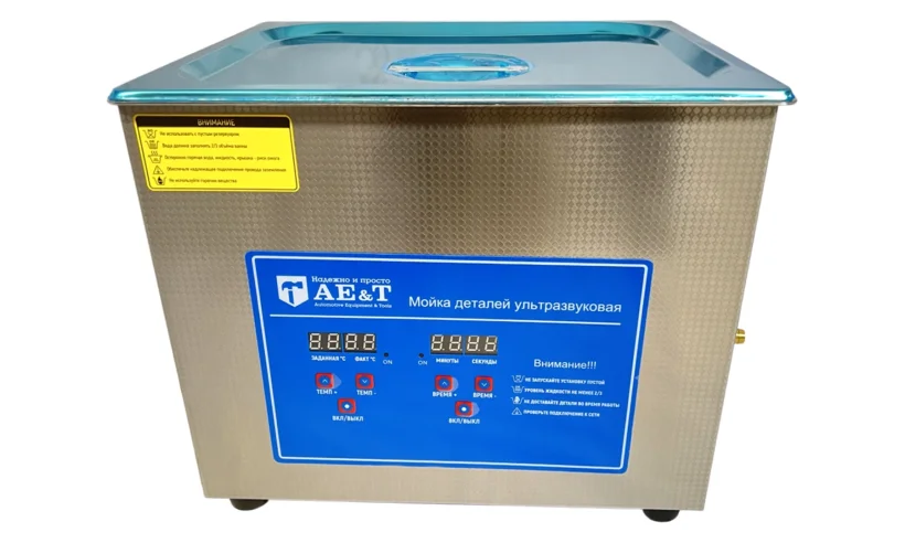 Мойка деталей ультразвуковая 10л AE&T TC-100TH фото