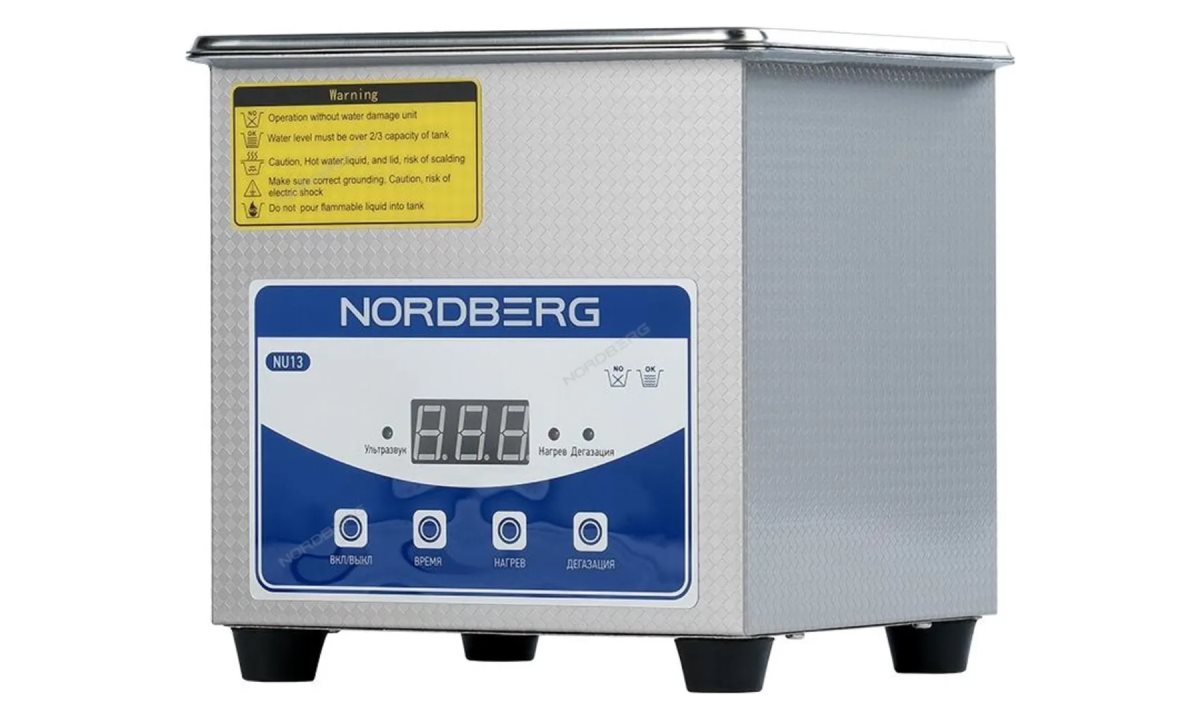  УЛЬТРАЗВУКОВАЯ МОЙКА с подогревом, 1,3 л NORDBERG NU13 (1)