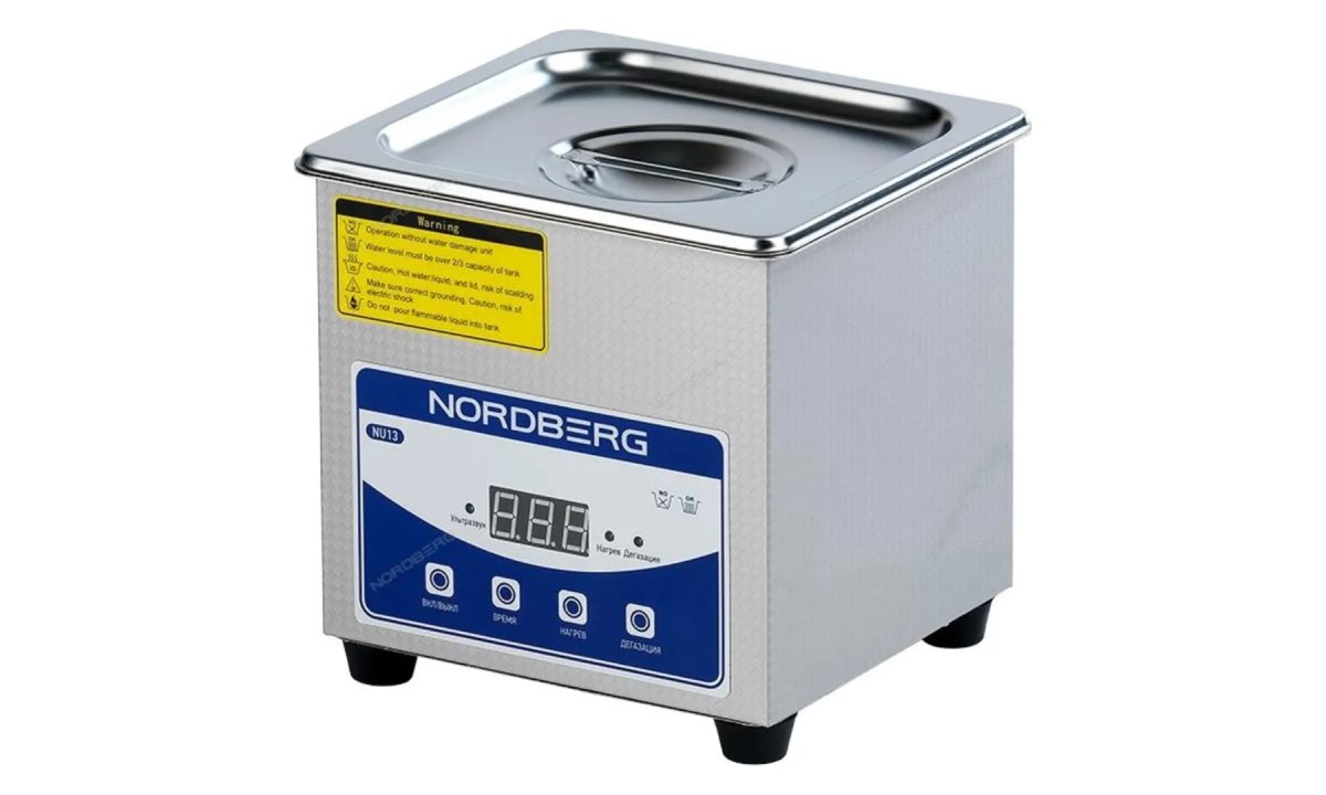  УЛЬТРАЗВУКОВАЯ МОЙКА с подогревом, 1,3 л NORDBERG NU13 (0)