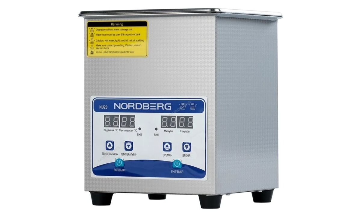  УЛЬТРАЗВУКОВАЯ МОЙКА с подогревом, 2 л NORDBERG NU20 (1)