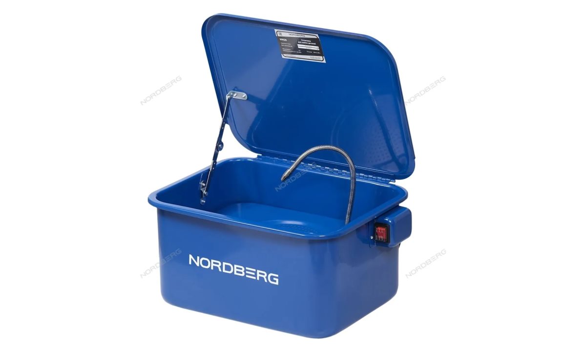  Установка для мойки деталей с электрическим насосом, объем 19 л NORDBERG NW20 (1)