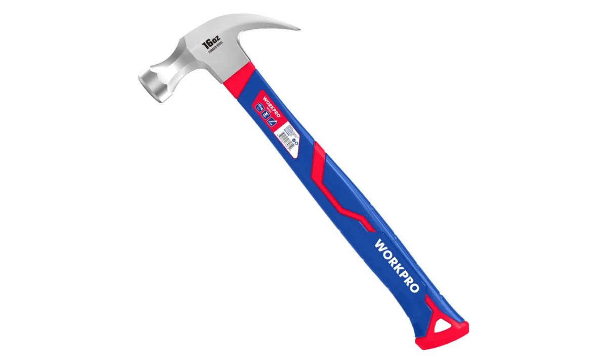  Молоток столярный с фиберглассовой рукояткой 450гр WP241011 WORKPRO (0)