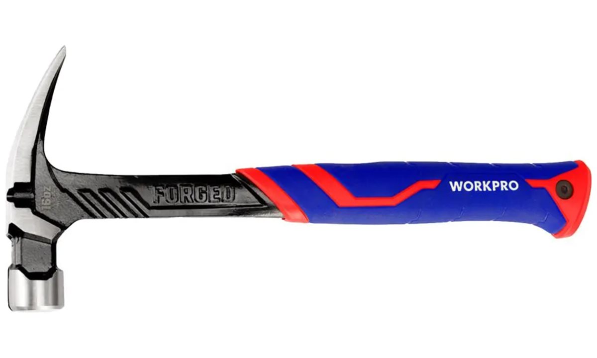  Молоток столярный цельнокованый 450гр WP241013 WORKPRO (1)