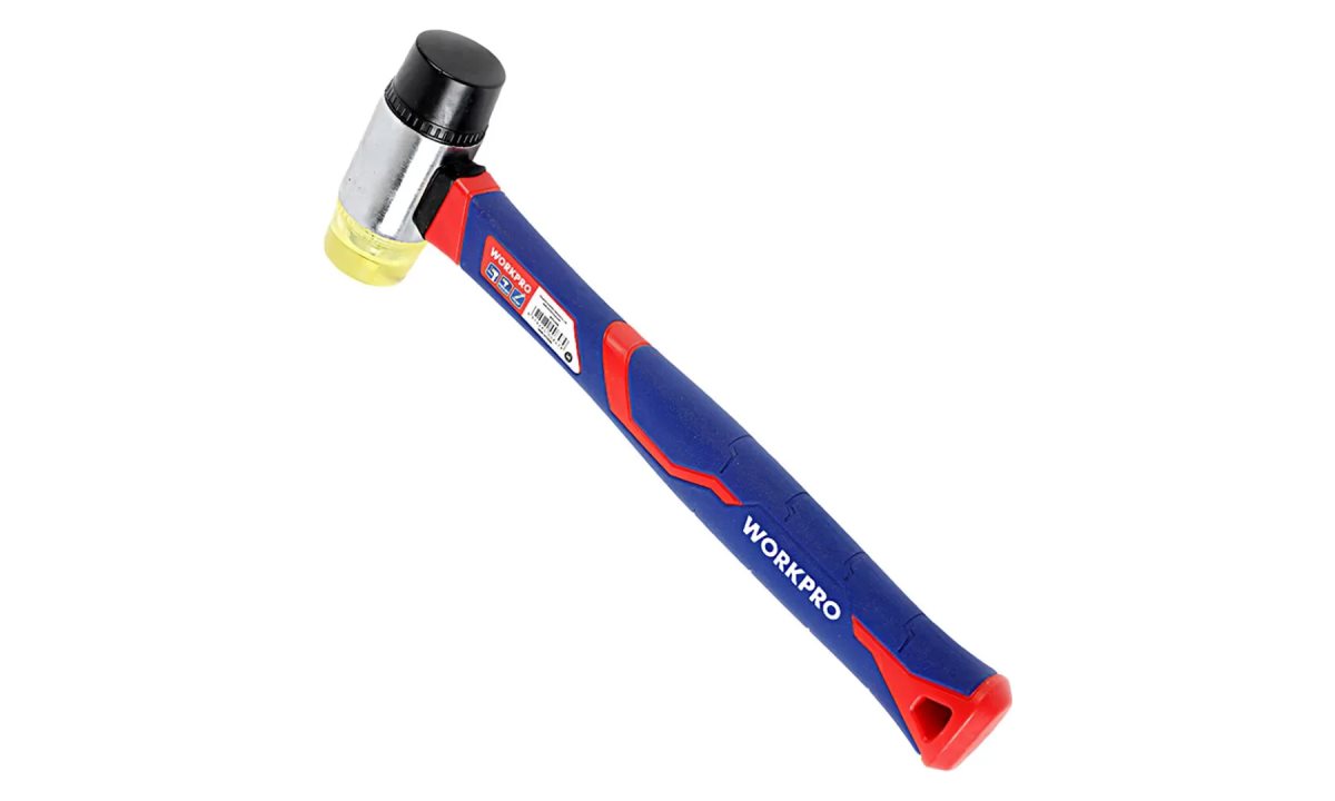  Молоток с мягкими бойками с фиберглассовой рукояткой WP241036 WORKPRO (0)