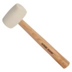  Молоток резиновый с деревянной рукояткой 450гр белый WP241038 WORKPRO мни (0)