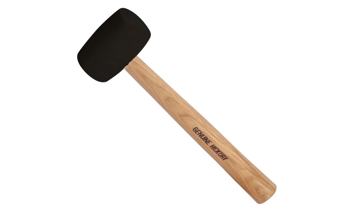  Молоток резиновый с деревянной рукояткой 450гр черный WP241039 WORKPRO (0)