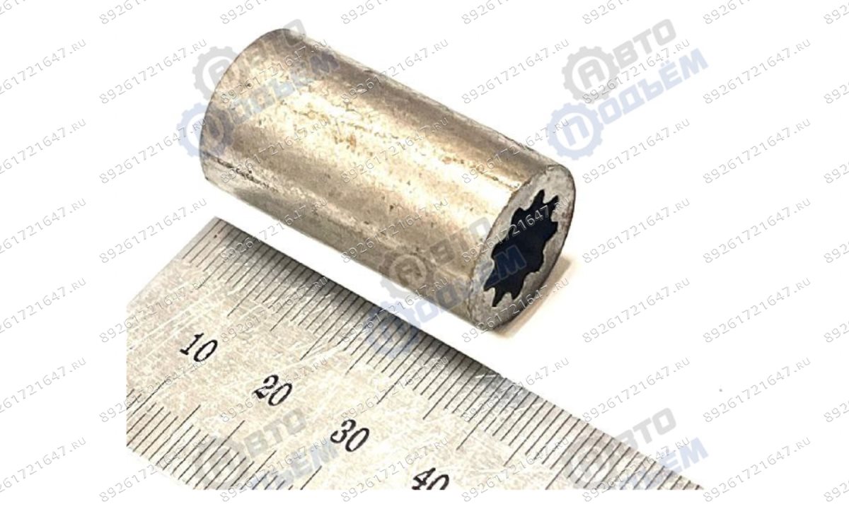  Муфта соединительная на гидростанцию подъёмника L=35, D=18,5 (звезда 9 зуб/9 зуб) (1)