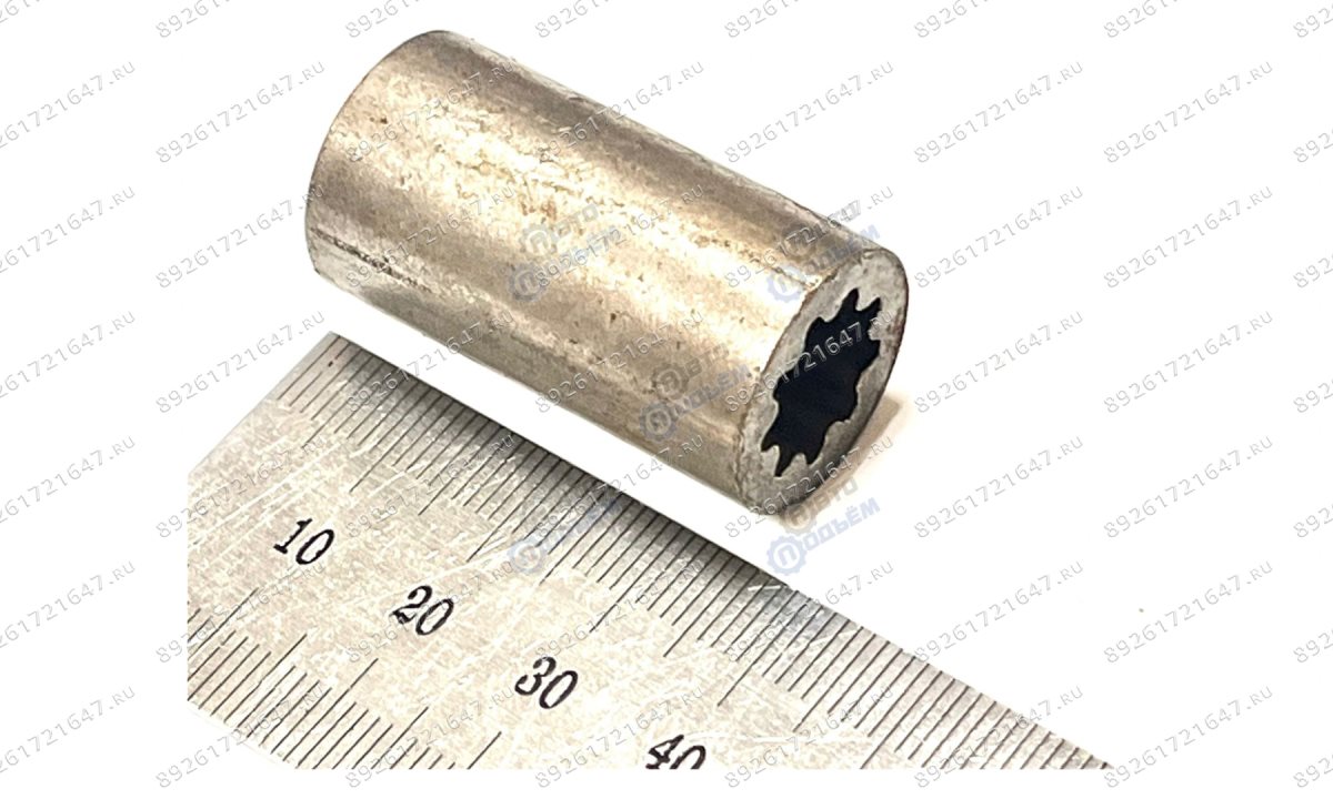  Муфта соединительная на гидростанцию подъёмника L=35, D=18,5 (звезда 9 зуб/9 зуб) (0)