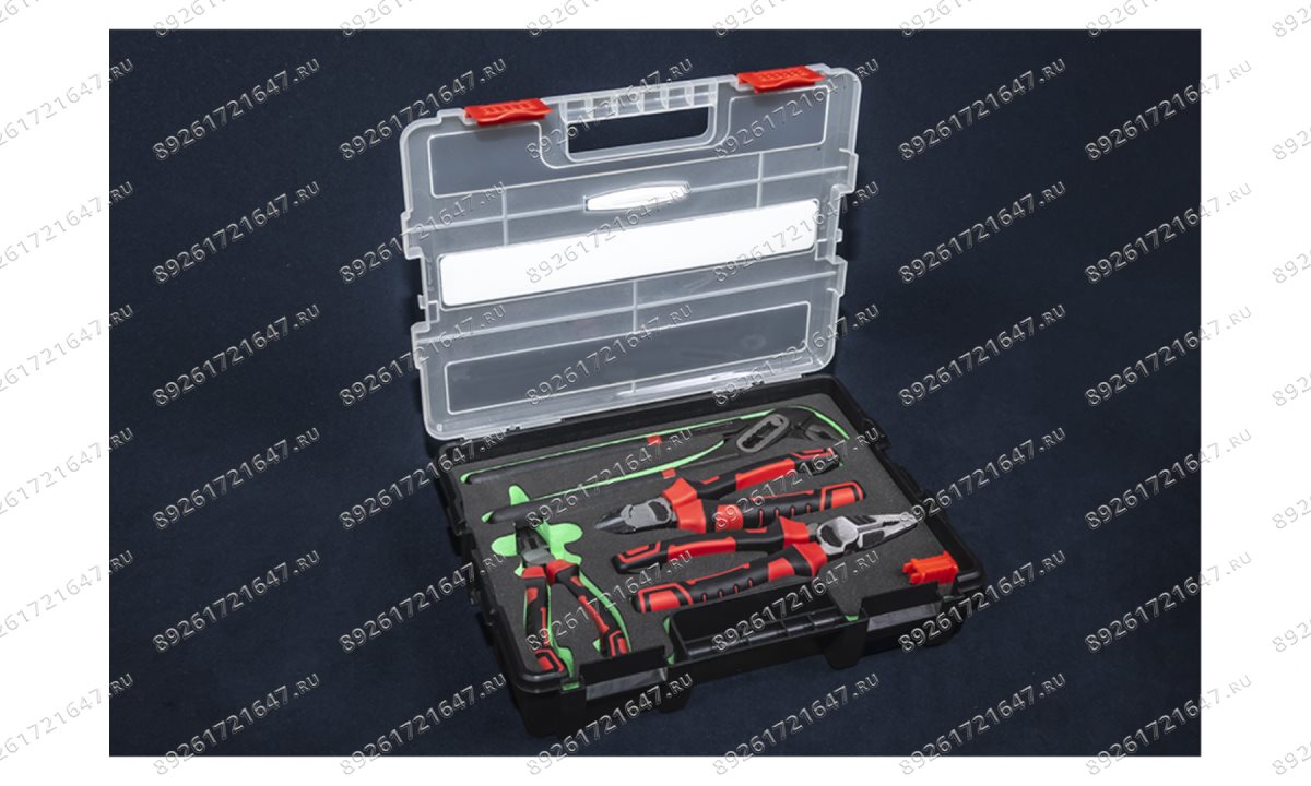  Набор шарнирно губцевого инструмента 4 предмета TBP-04 (0)